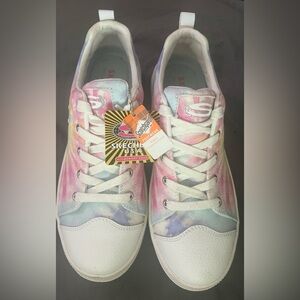 Women’s Skechers Pink and Blue Sneakers Soft Pastel Design